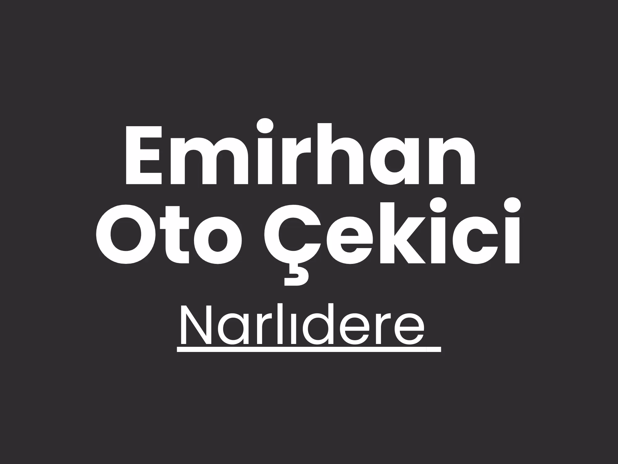 Narlıdere Çekici