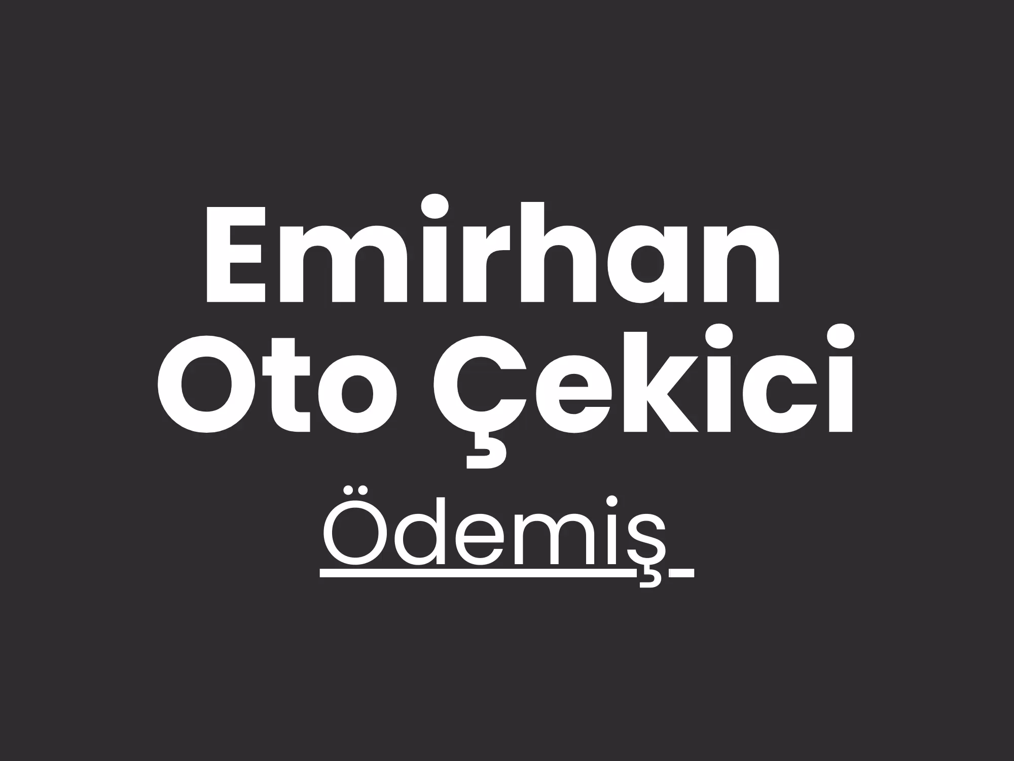 Ödemiş Çekici