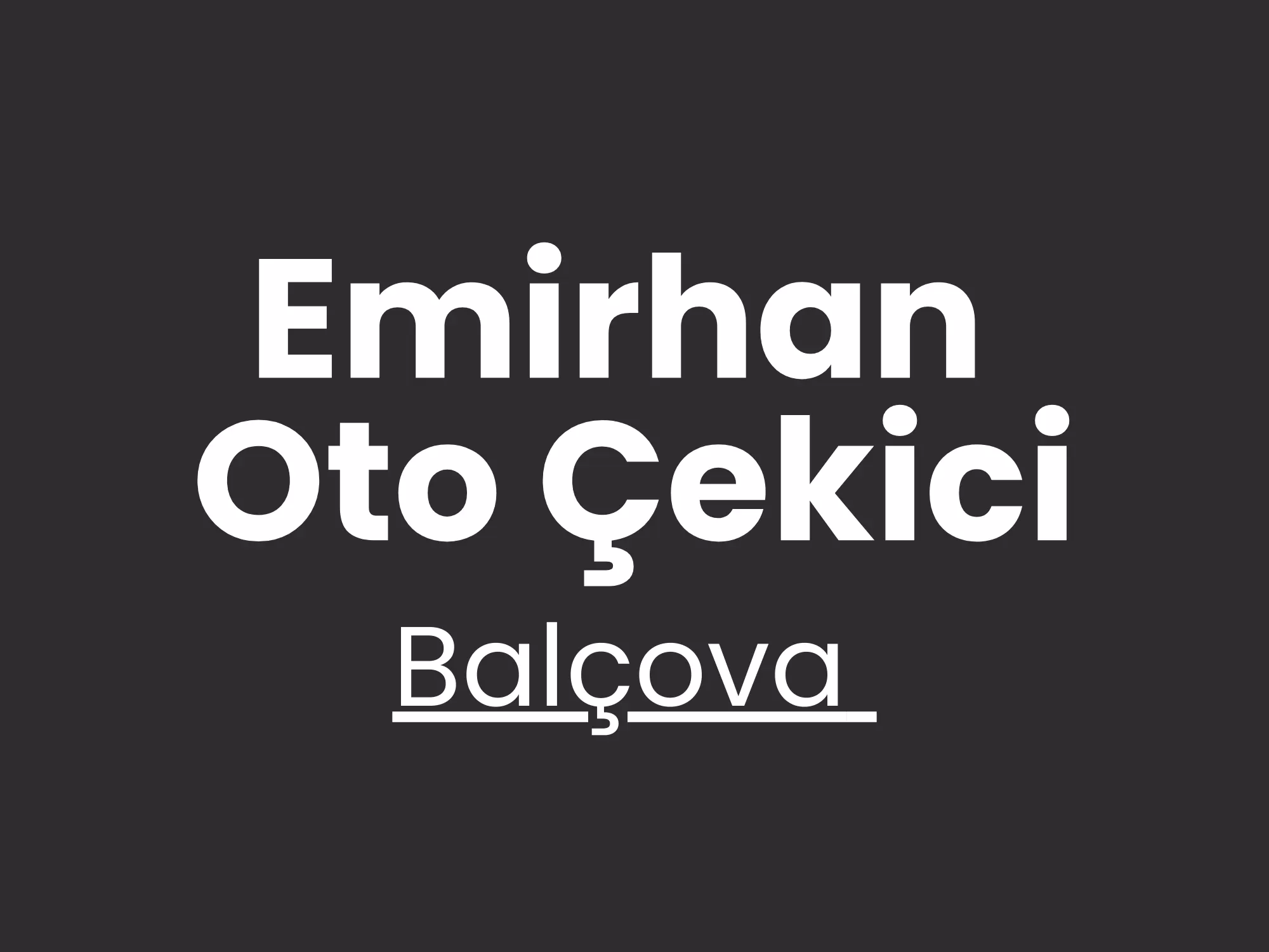 Balçova Çekici