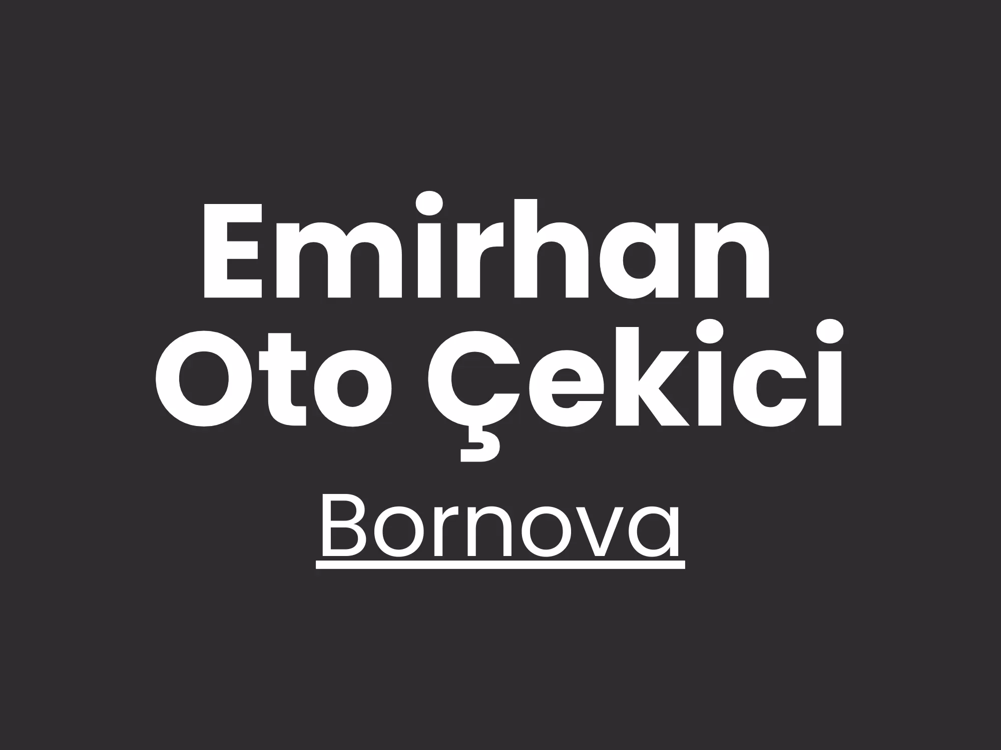 Bornova Çekici