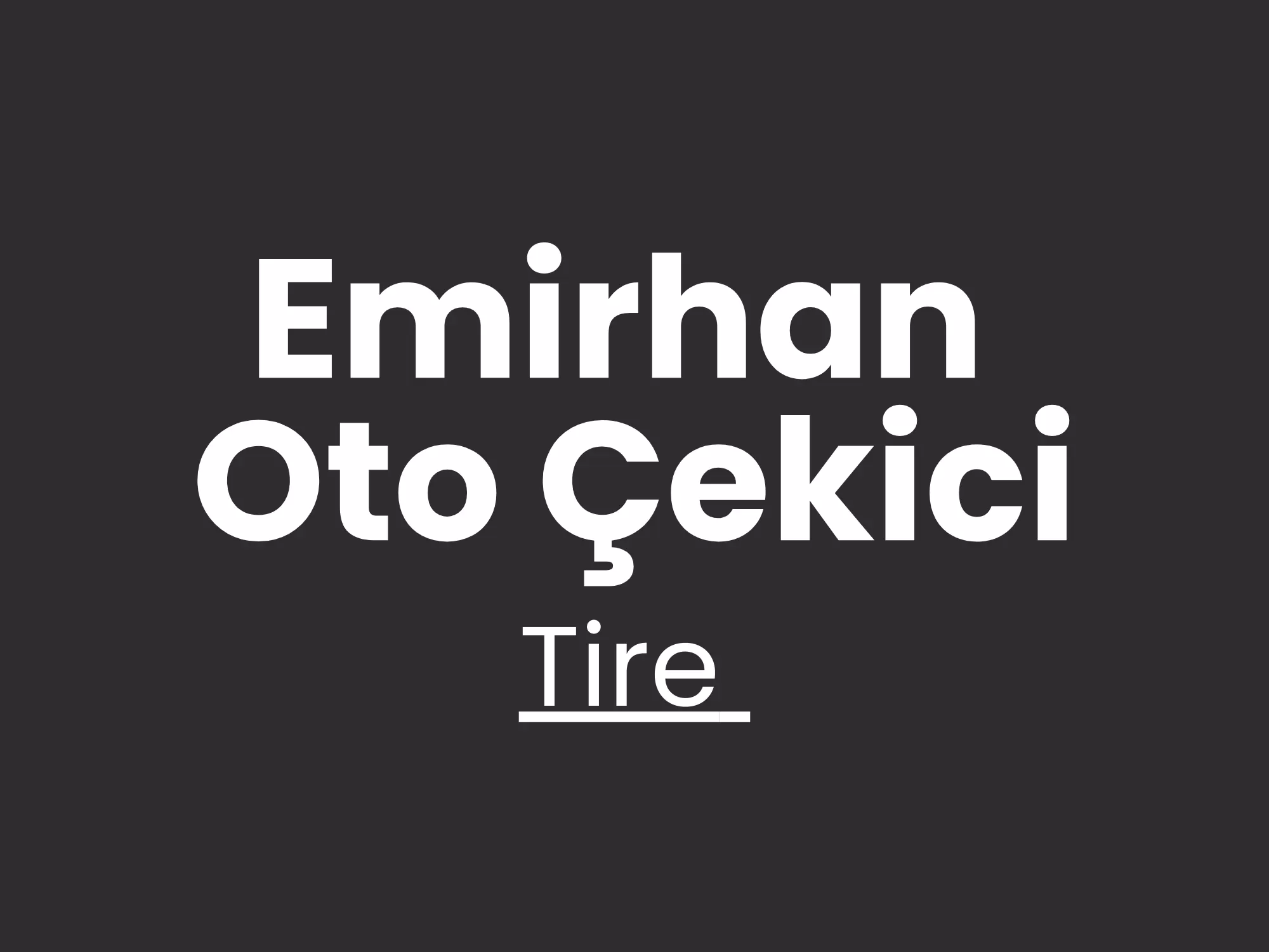 Tire Çekici