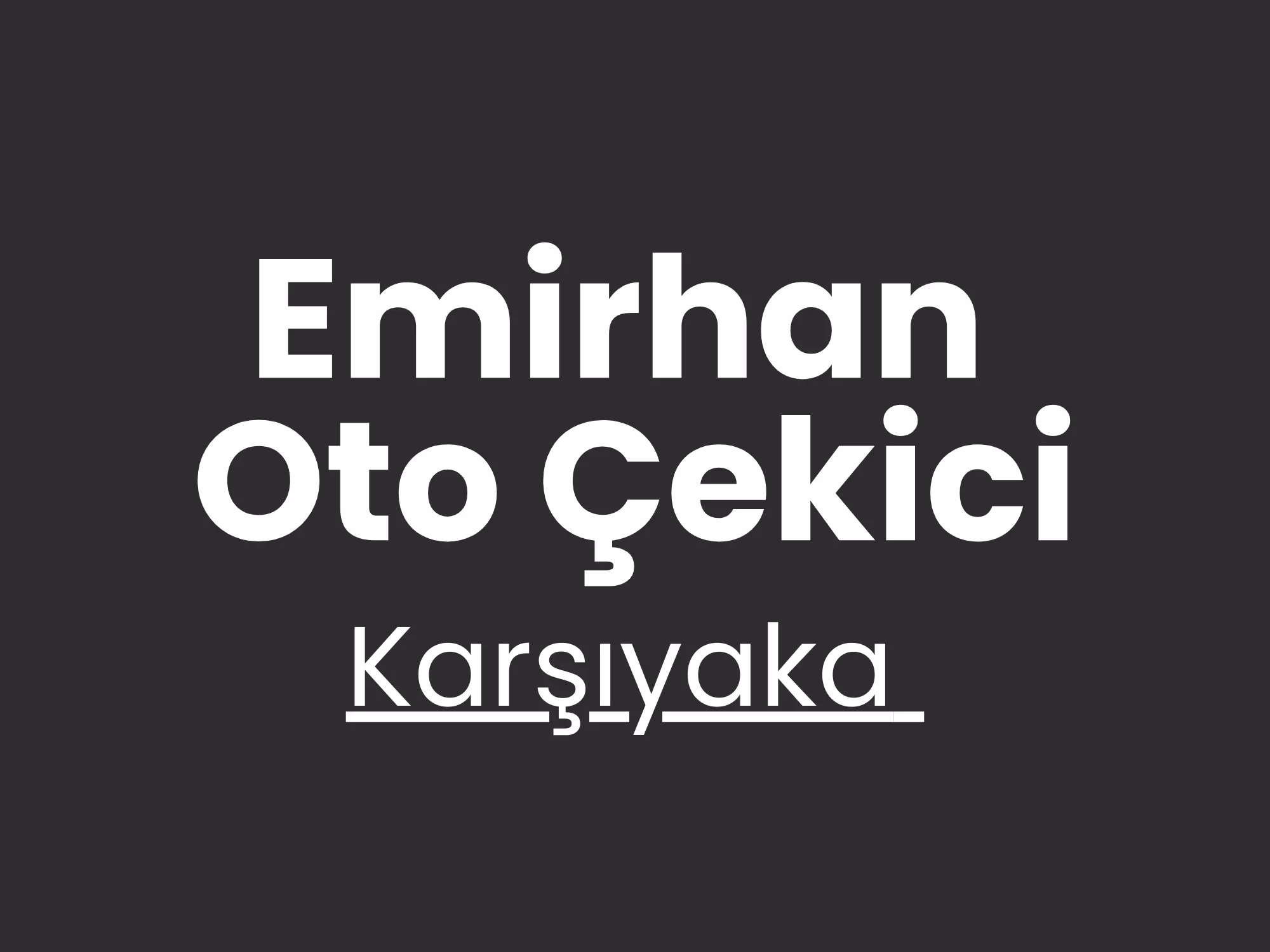 Karşıyaka Çekici